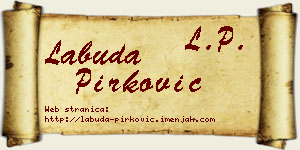 Labuda Pirković vizit kartica